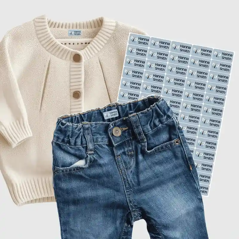 Stick-on Clothing Labels