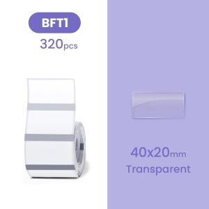 NIIMBOT Label for B21 / B1s 40 x 20 mm, 320 pcs / Transparent 