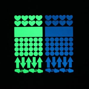 Switch Sticker - Heart Circle Arrow / Glow in the Dark