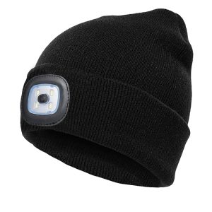 Led mössa svart