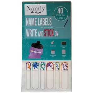 Klisteretiketter Turkos 80 st