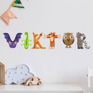 Animal Alphabet Wall Sticker